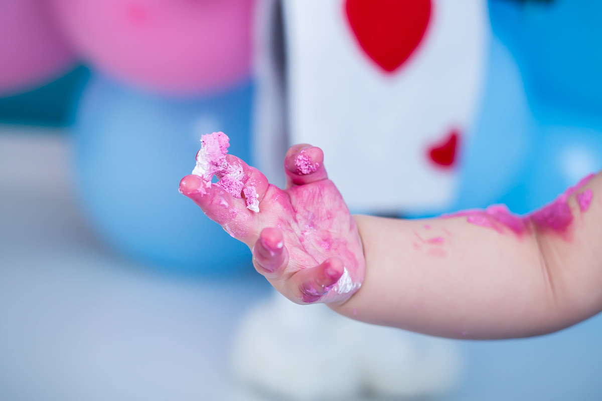 Foto de detalhes das mãozinhas 
