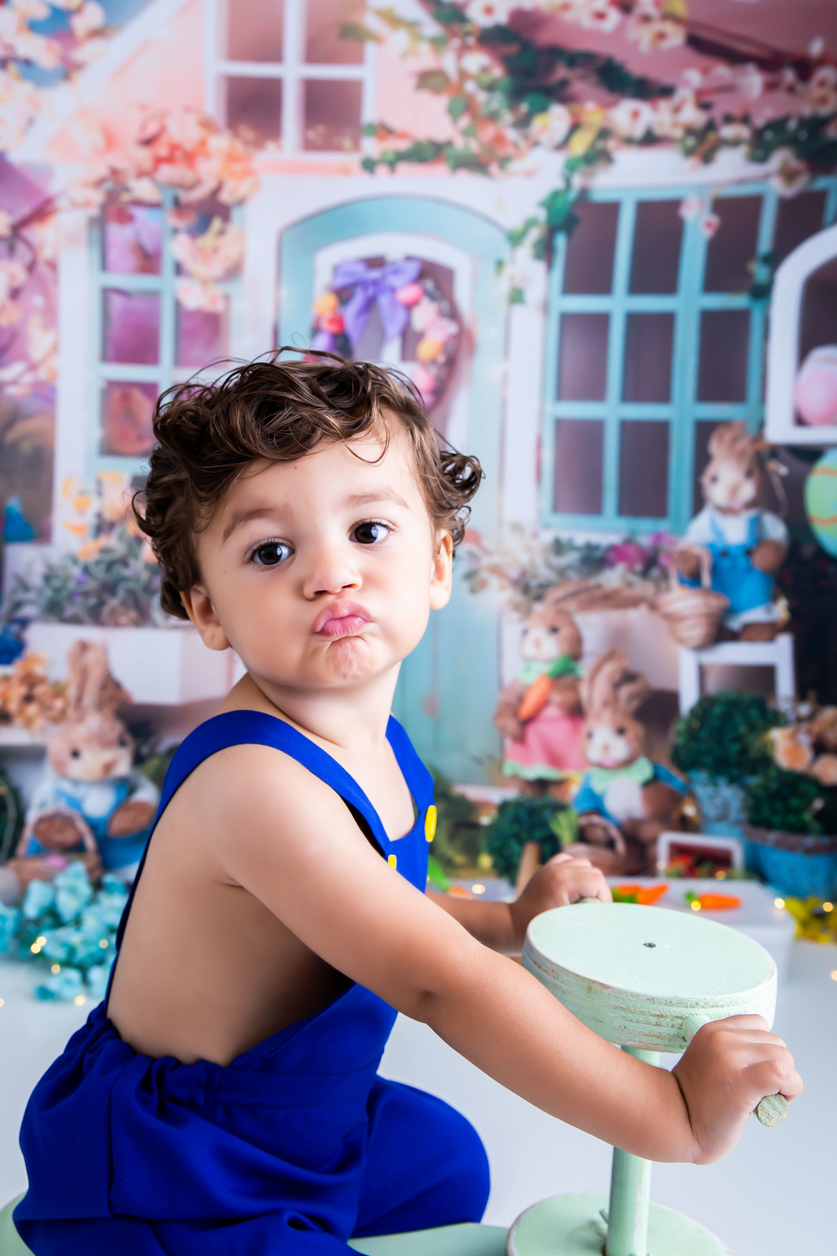 O Beijo mais doce do nossos ensaios fotográficos infantis  