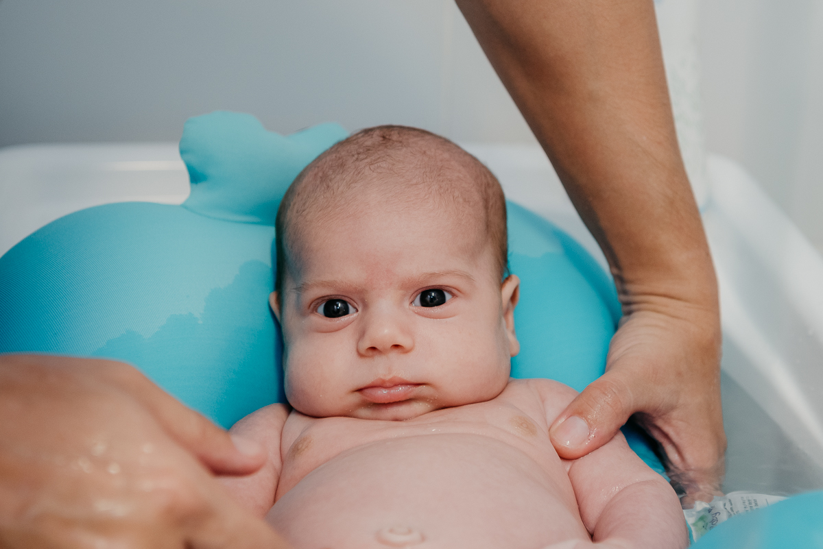 Primeiros clicks do Henrique com 1 mês de vida, feito pela fotógrafa Fabiana Bomfim, na Barra da Tijuca