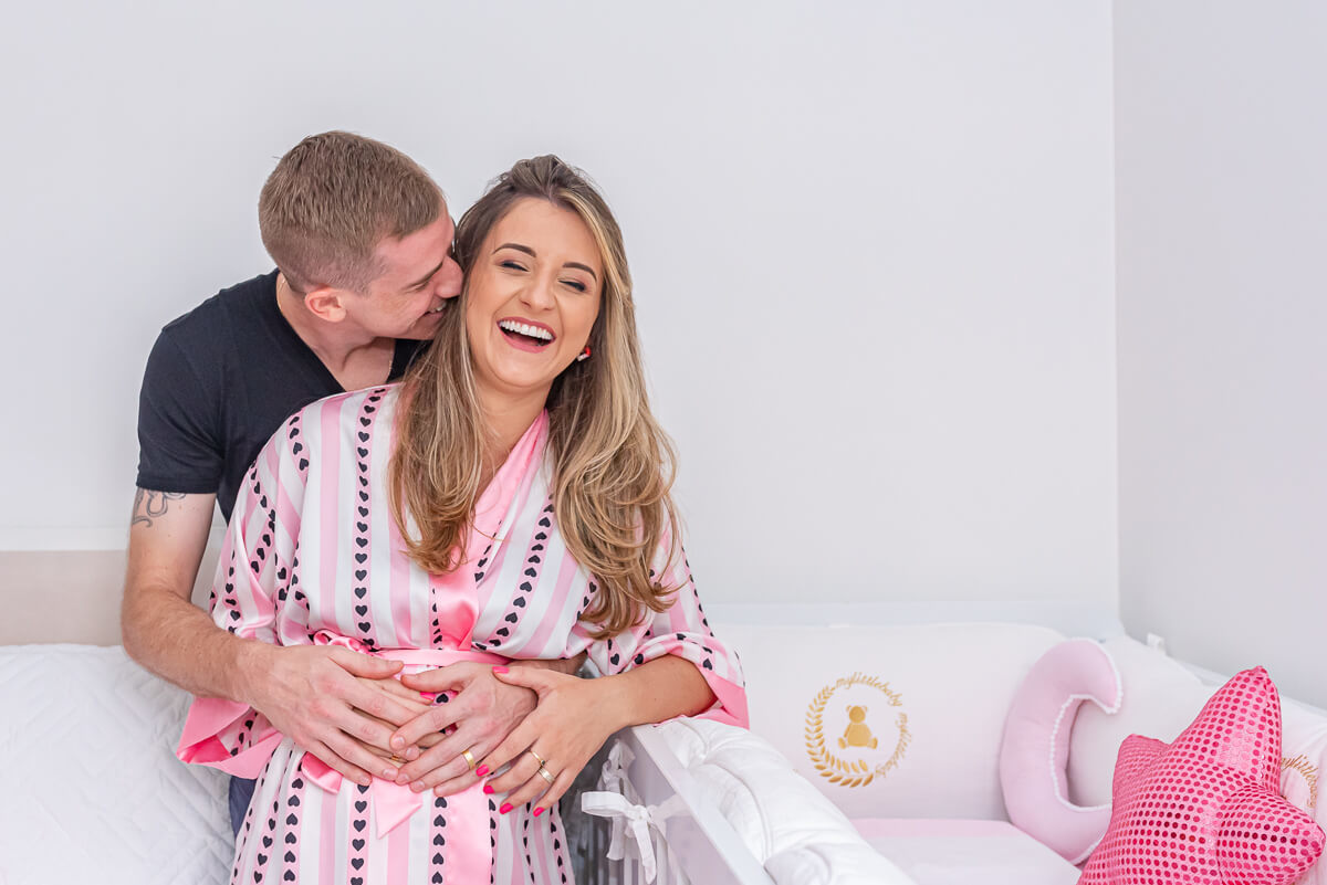 Adilson Warken e sua Deisi, à espera da Manuela, pela fotógrafa Fabiana Bomfim.