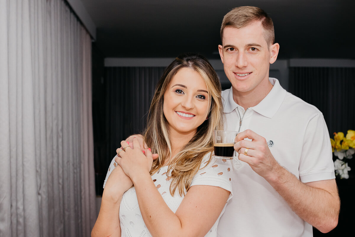 Adilson Warken e sua Deisi, à espera da Manuela, pela fotógrafa Fabiana Bomfim.