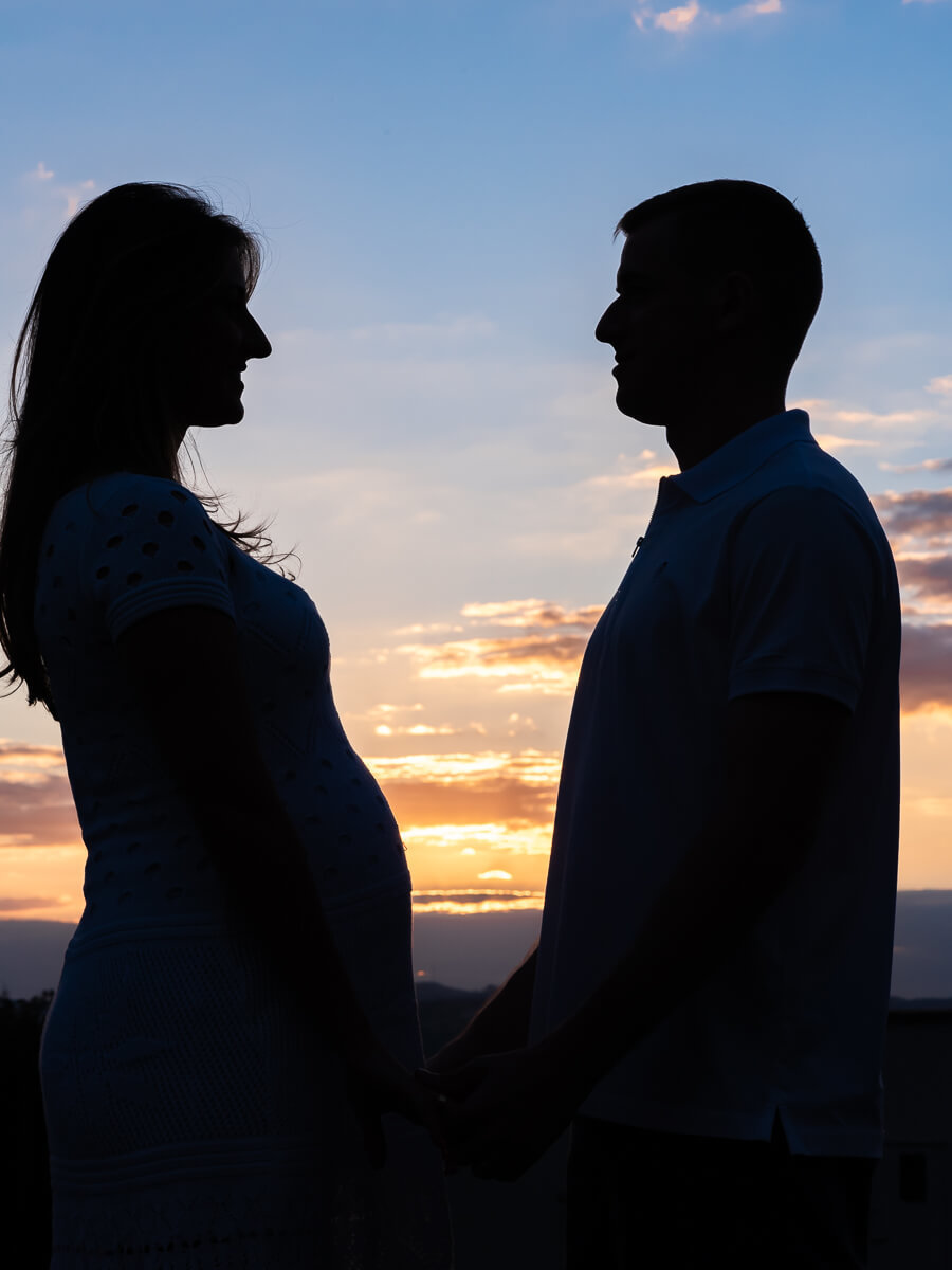 Adilson Warken e sua Deisi, à espera da Manuela, pela fotógrafa Fabiana Bomfim.