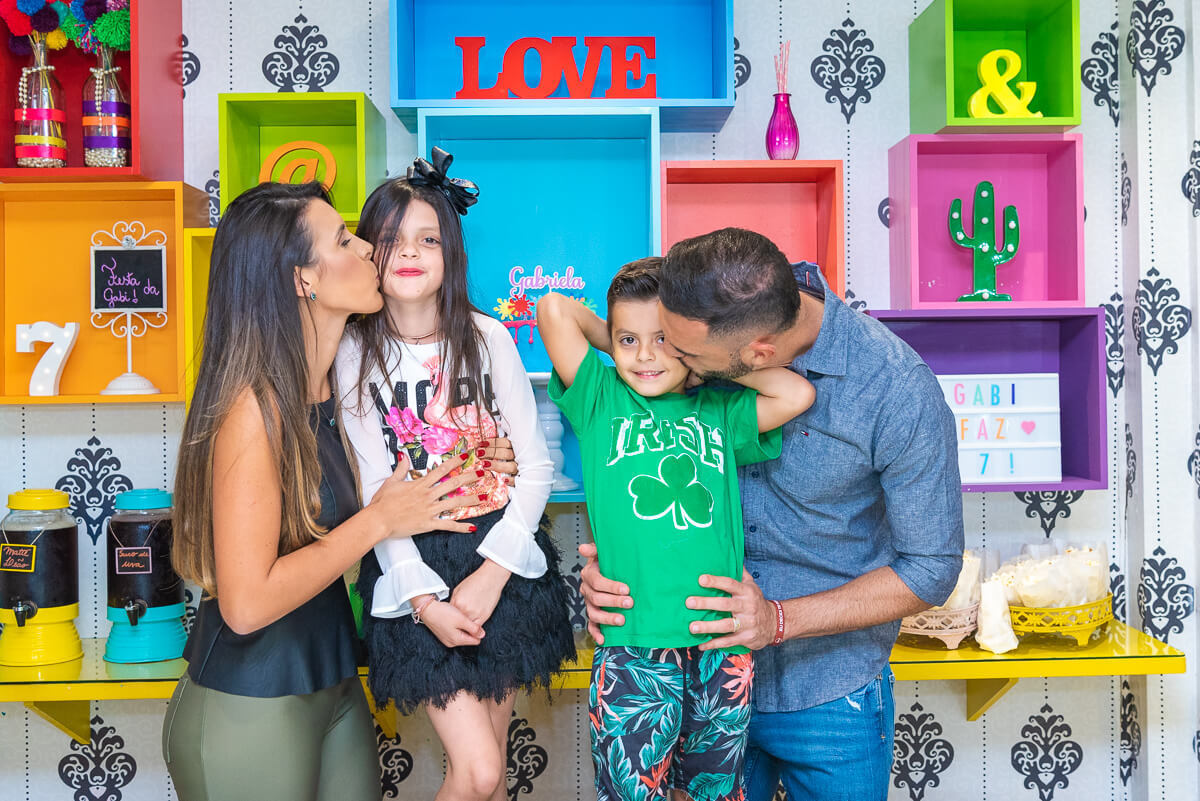 Aniversário de 7 anos da Gabi, filha da Juliana e do Rhodolfo no Espaço Aldeia Matinê, pela fotógrafa Fabiana Bomfim.