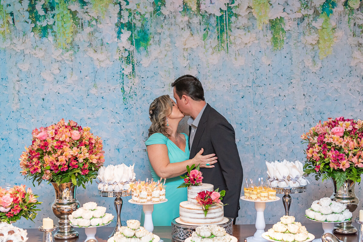 Jantar de comemoração das Bodas de Prata da Ana Lúcia e Marcelo, realizado no Clube House da Barra da Tijuca, pela fotógrafa Fabiana Bomfim.