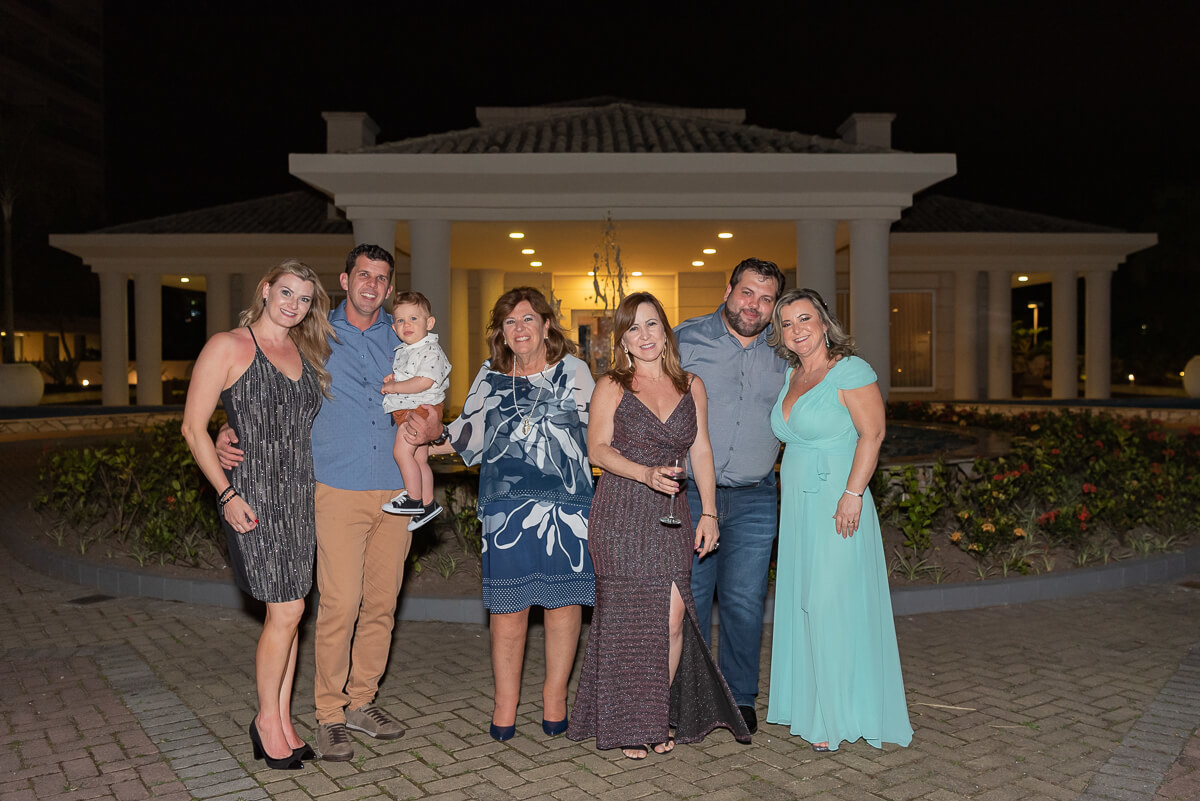 Jantar de comemoração das Bodas de Prata da Ana Lúcia e Marcelo, realizado no Clube House da Barra da Tijuca, pela fotógrafa Fabiana Bomfim.