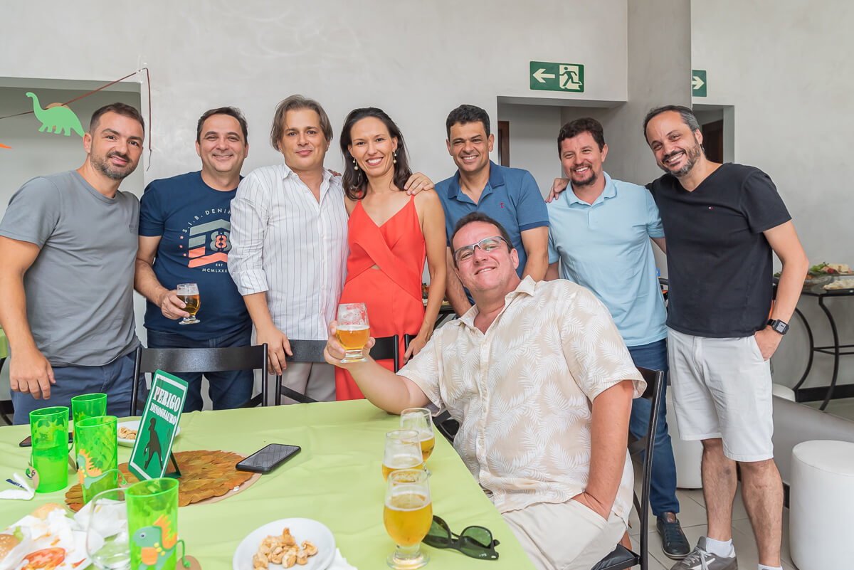 Aniversário de 6 anos do Francisco com o tema dinossauros, realizado em BH, pela fotógrafa Fabiana Bomfim.