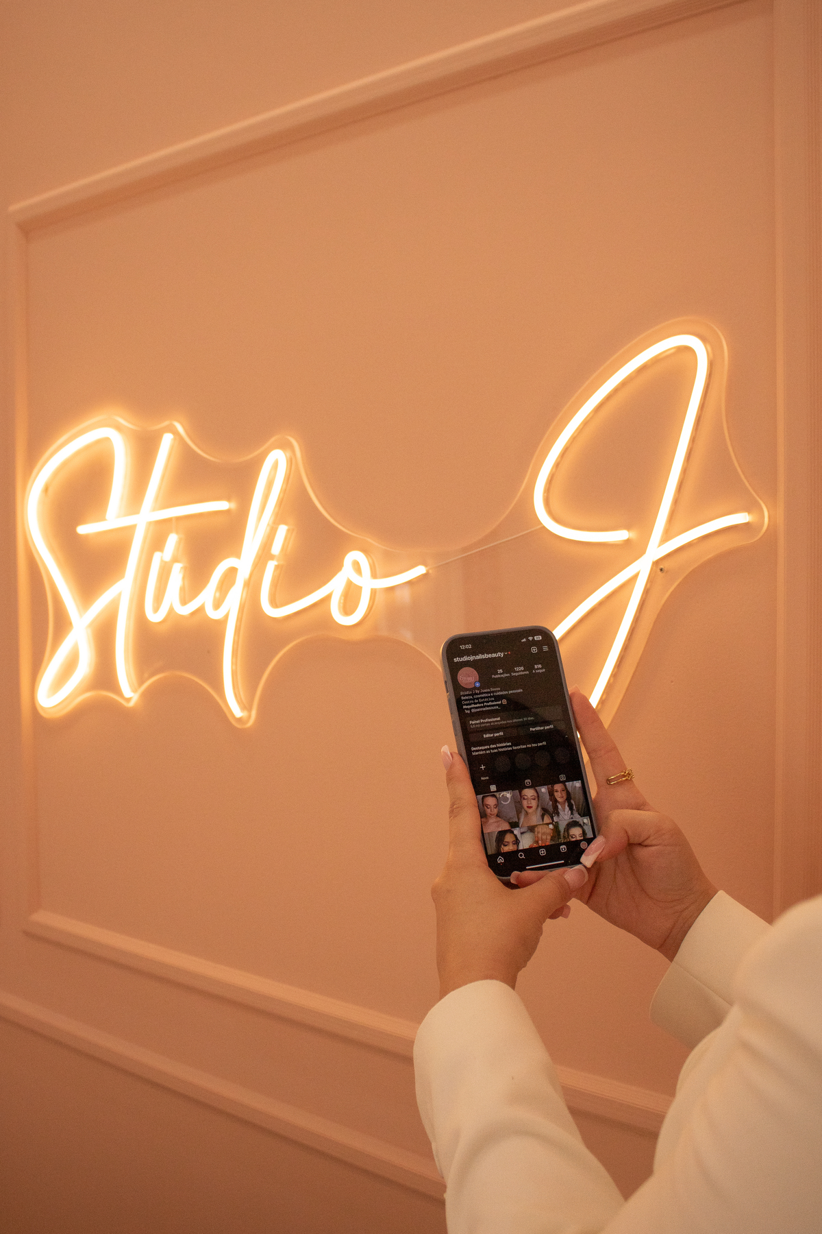 Sessão fotográfica de empreendedora