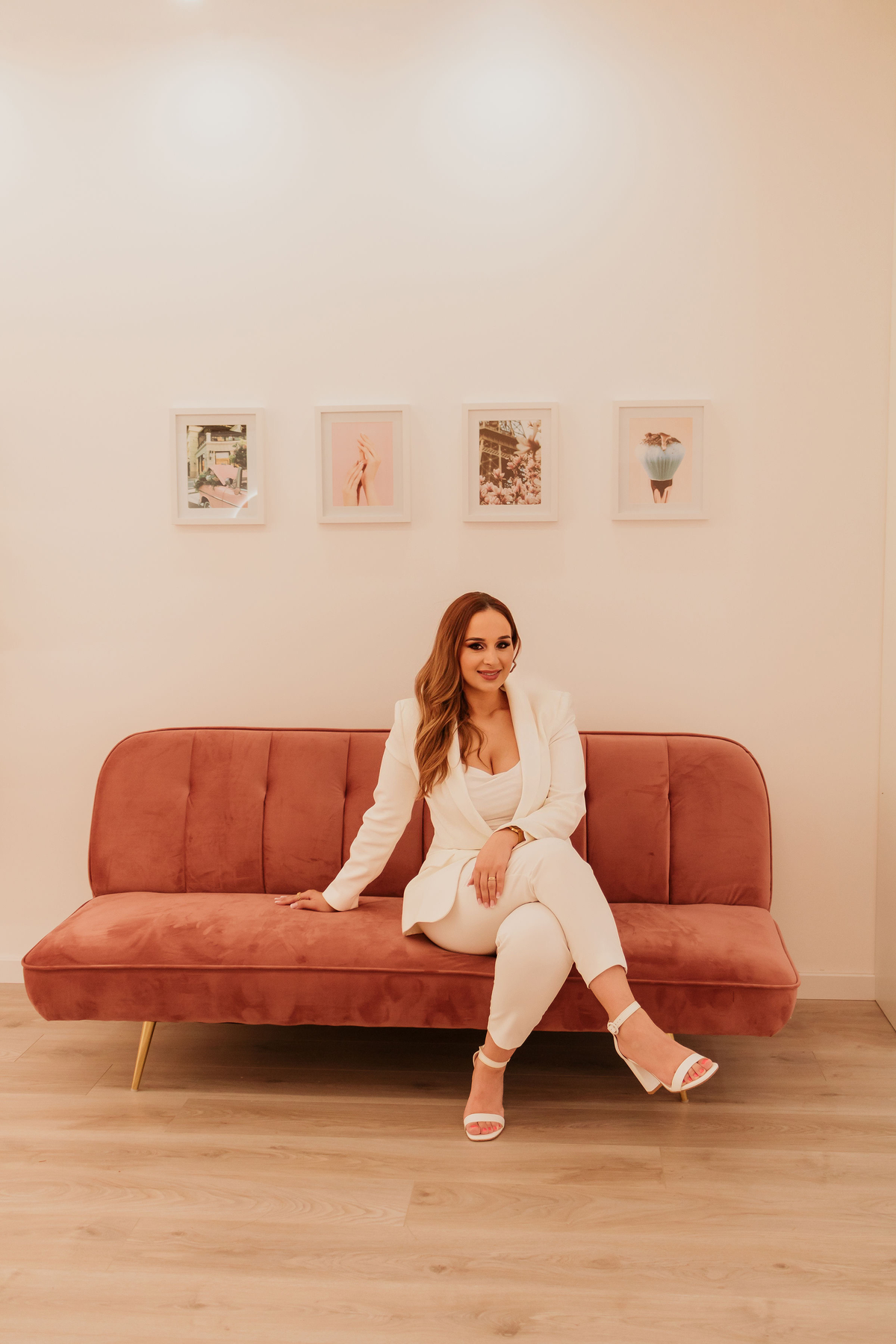 Sessão fotográfica de empreendedora