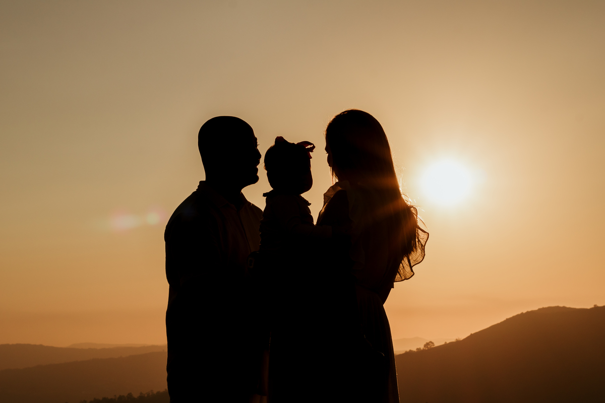 Sessão fotográfica em família