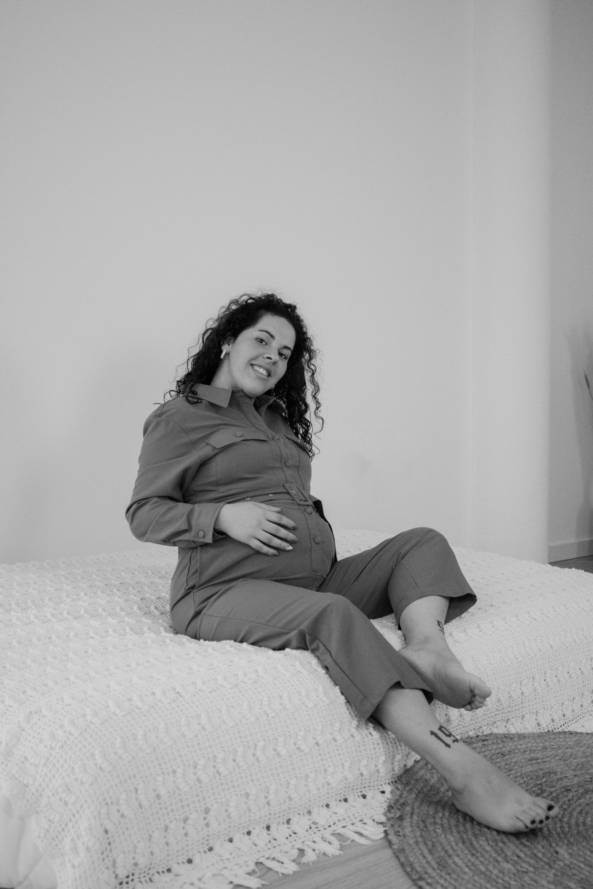 Sessão fotográfica grávida em estúdio 