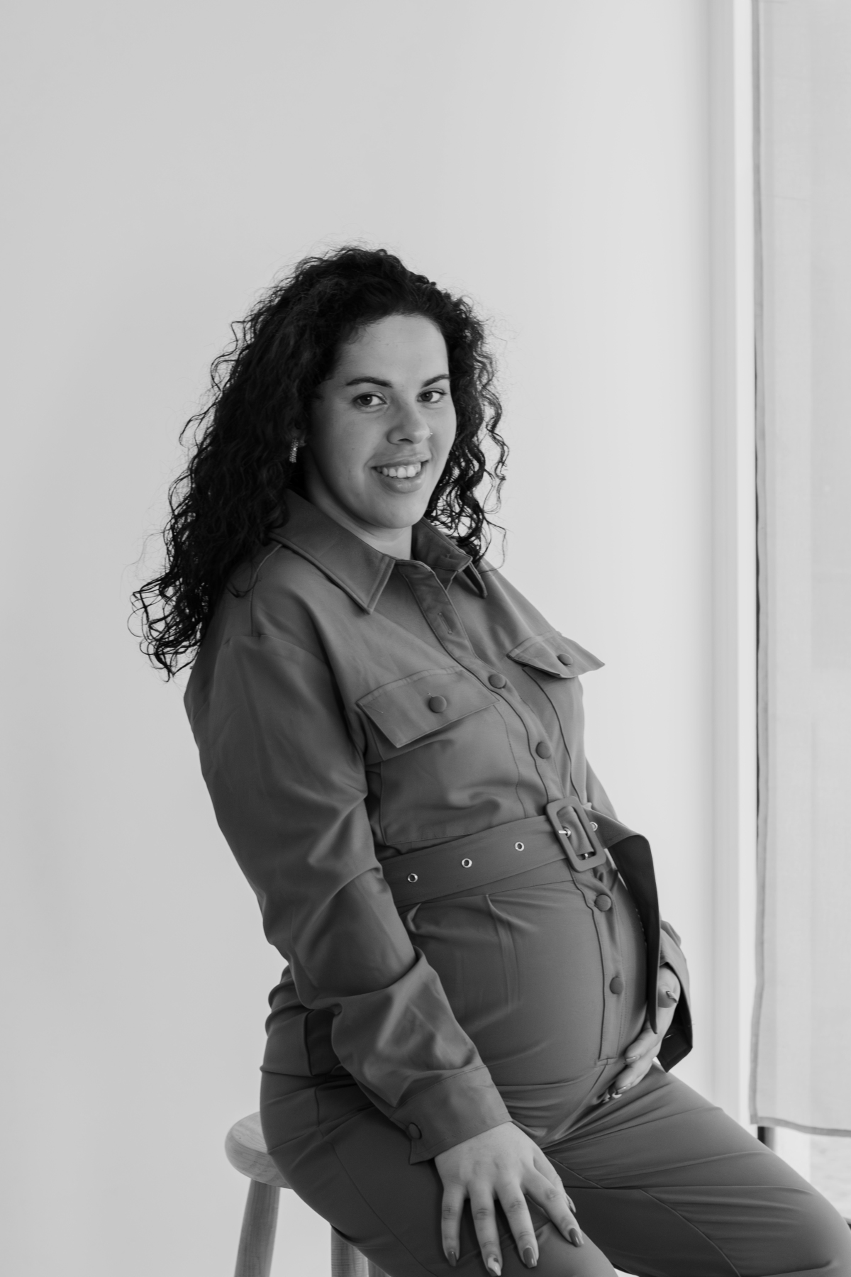 Sessão fotográfica grávida em estúdio 