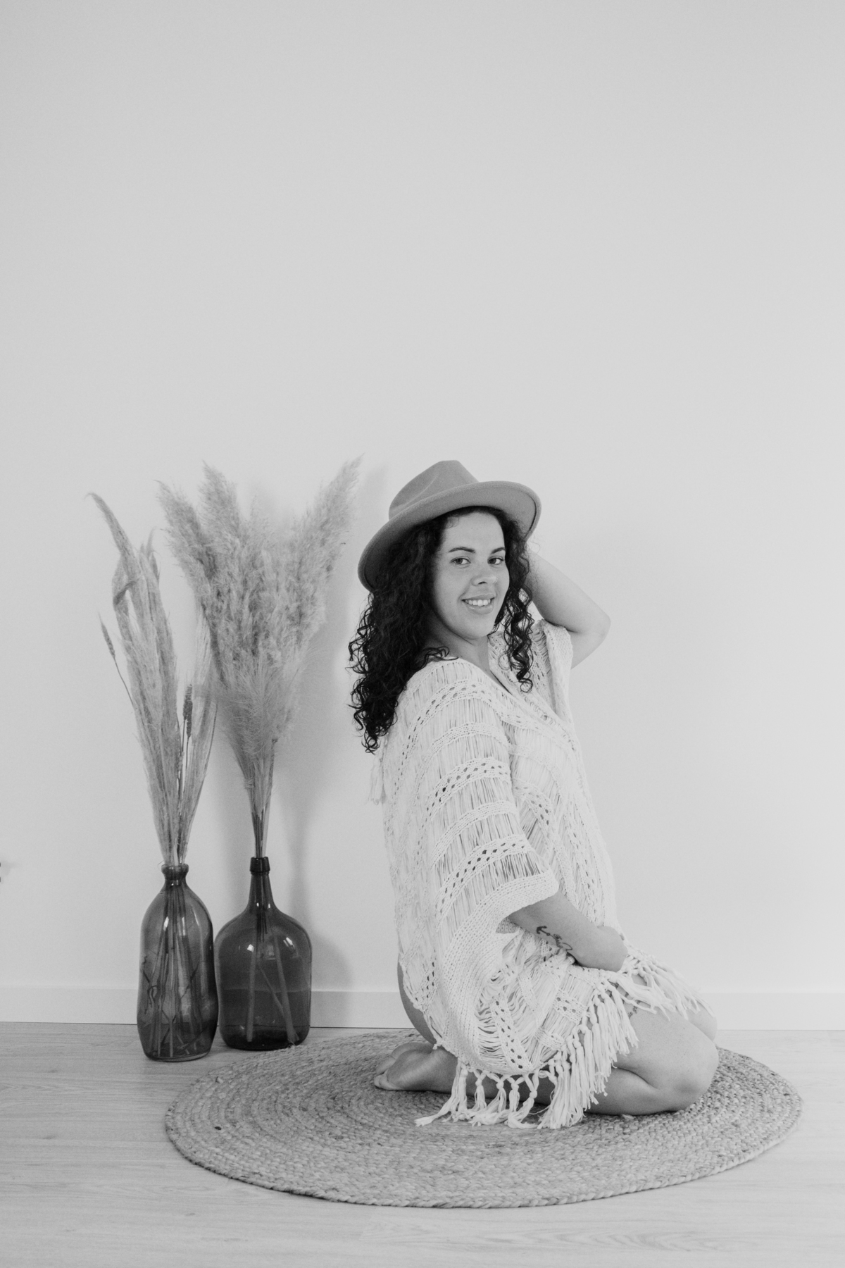 Sessão fotográfica grávida em estúdio 