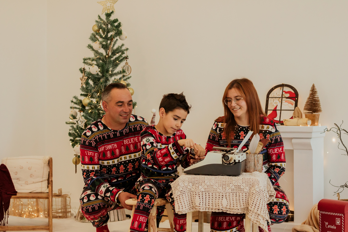 Sessão fotográfica de Natal 