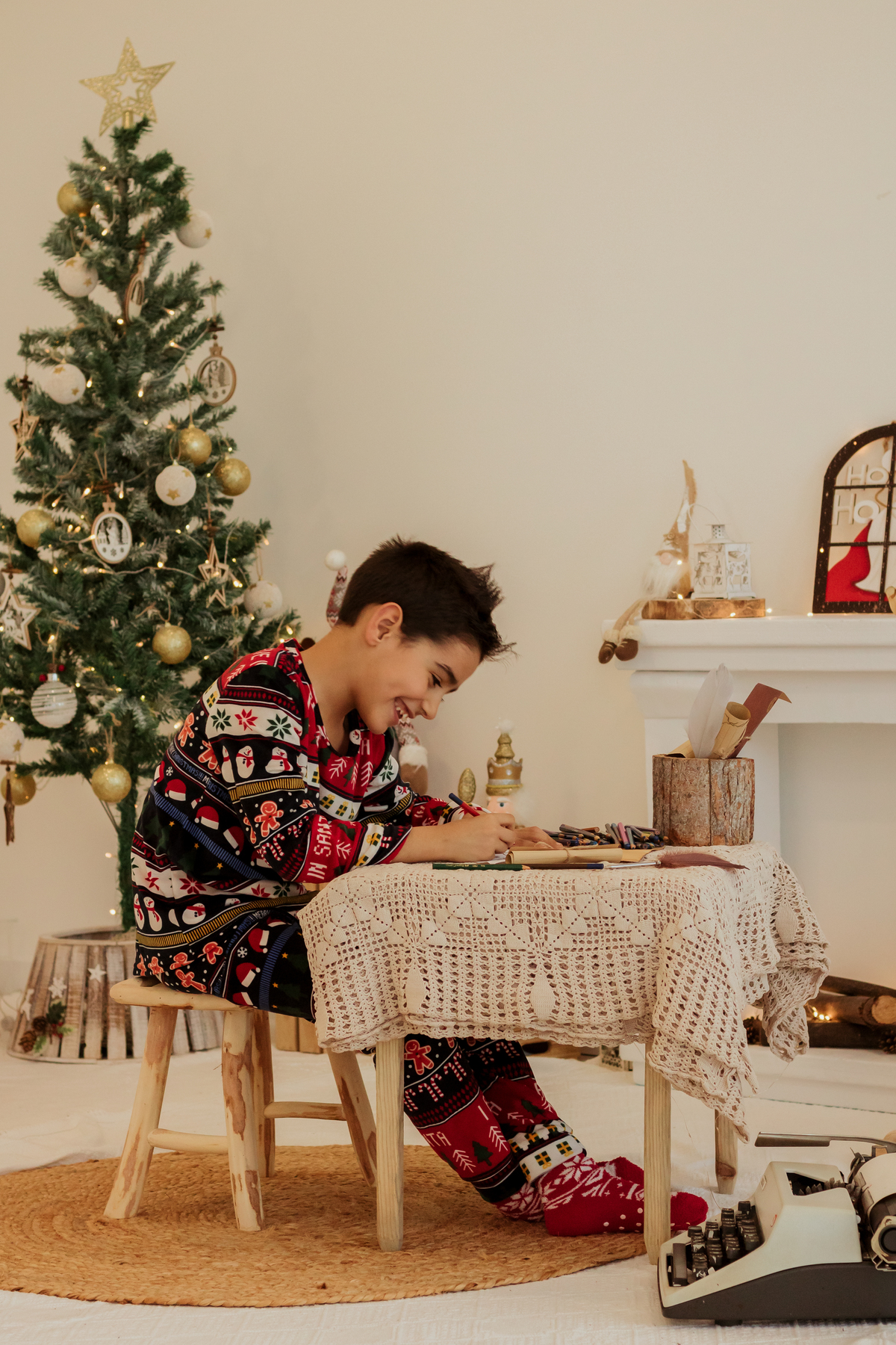 Sessão fotográfica de Natal 