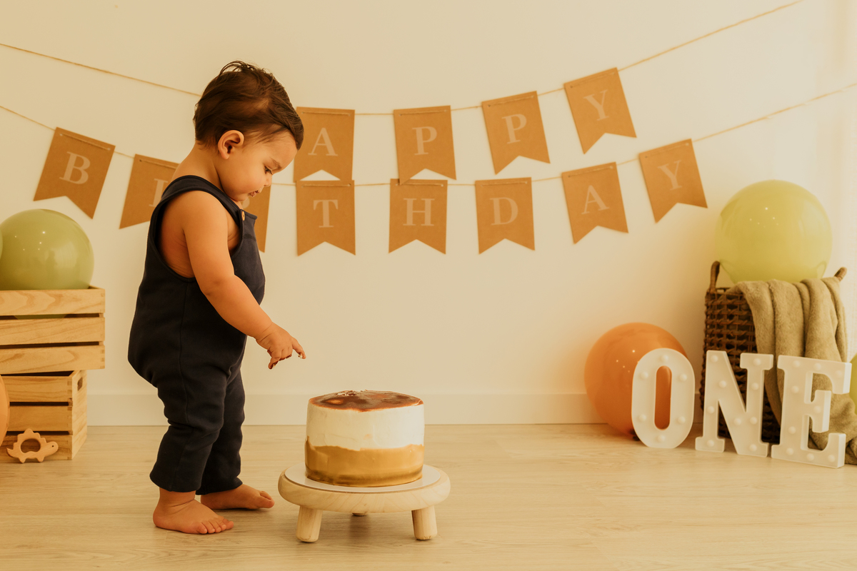 Sessão fotográfica smash the cake 