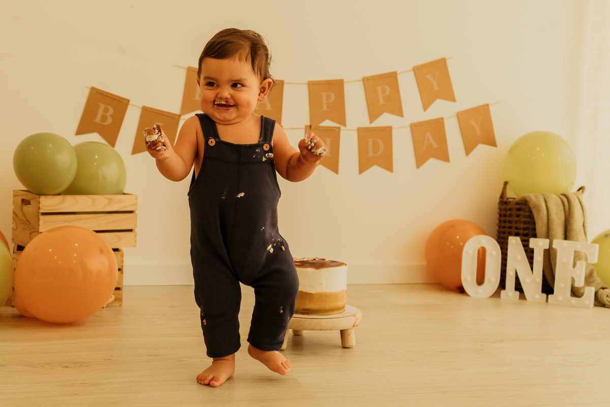 Sessão fotográfica smash the cake 