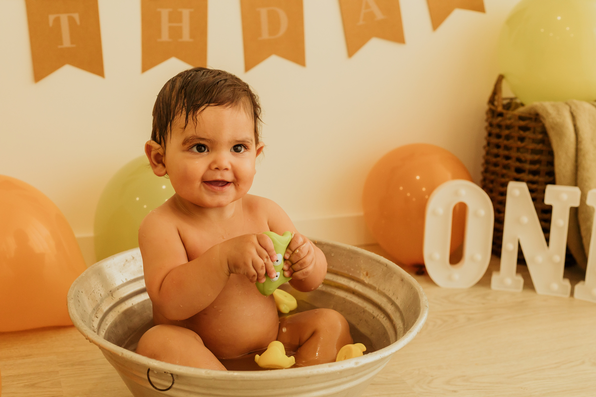 Sessão fotográfica smash the cake 