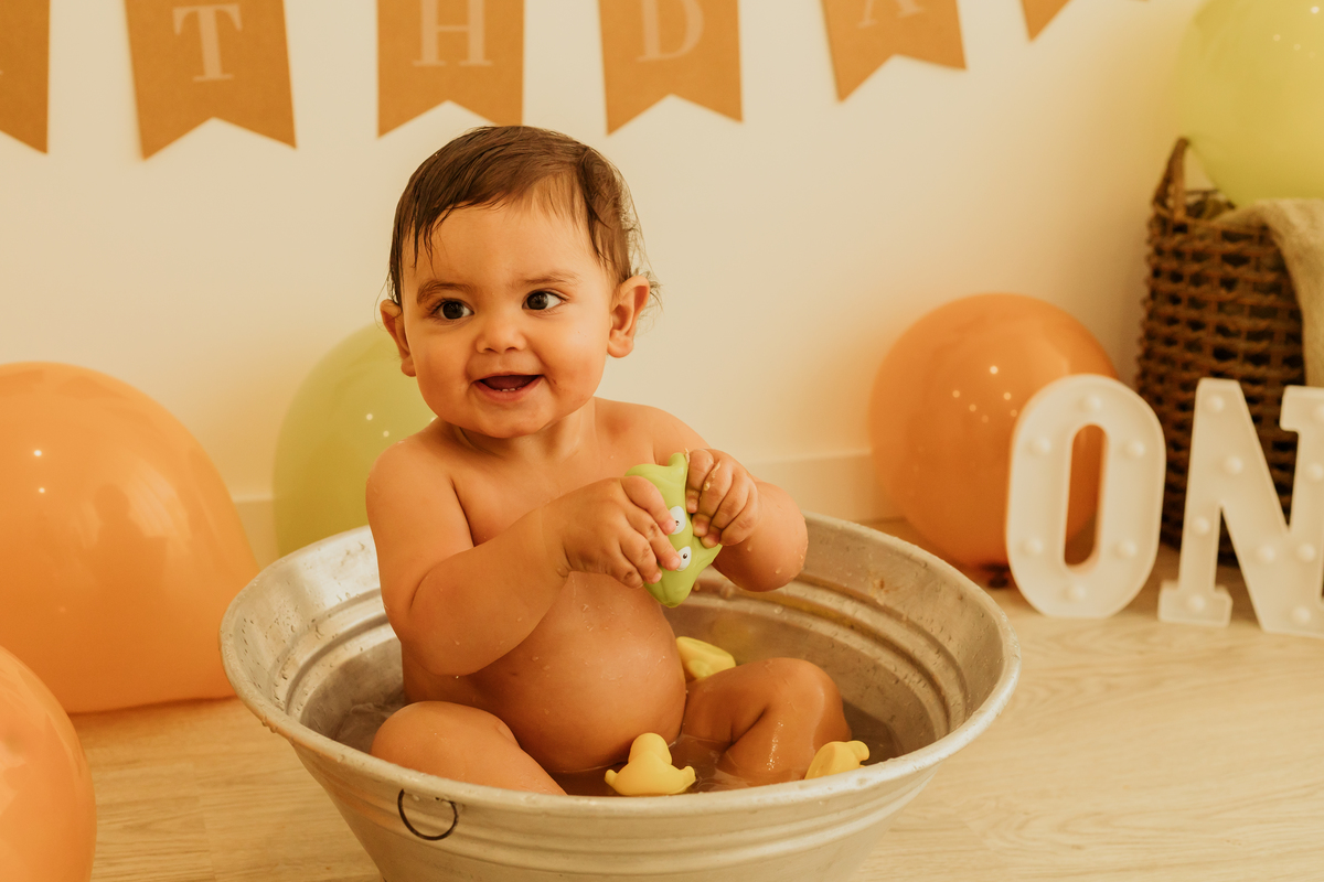 Sessão fotográfica smash the cake 