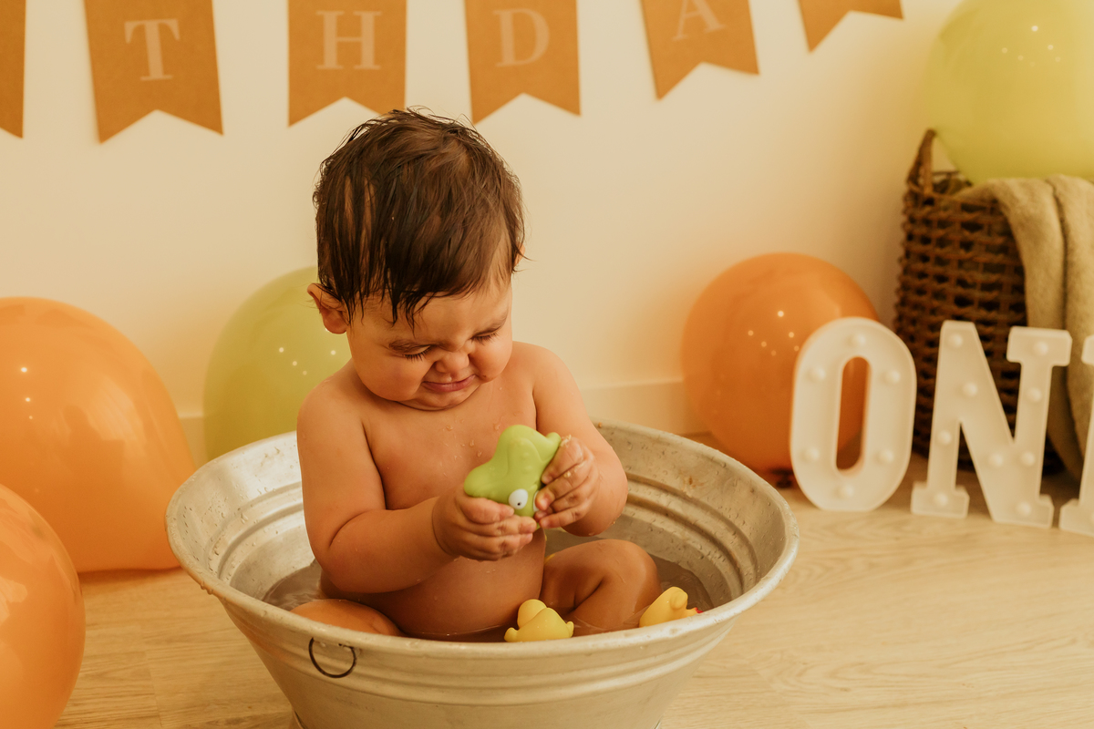 Sessão fotográfica smash the cake 