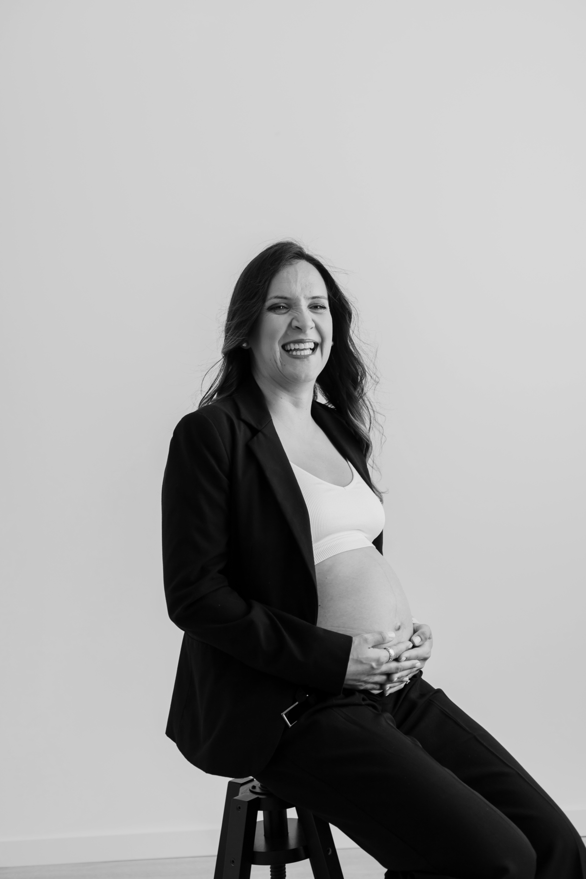 Sessão fotográfica grávida - estúdio