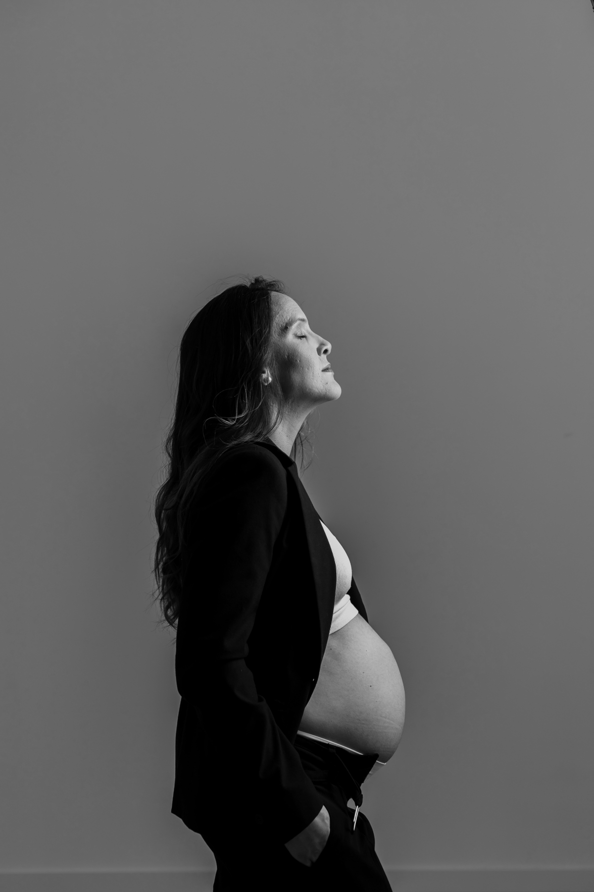 Sessão fotográfica grávida - estúdio