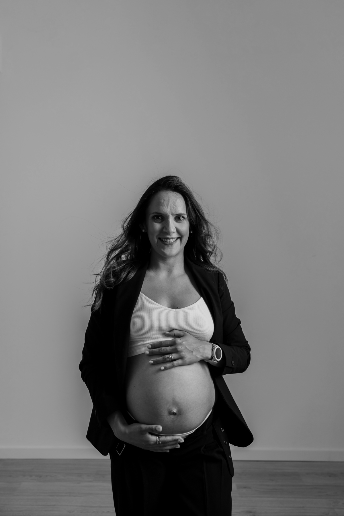 Sessão fotográfica grávida - estúdio