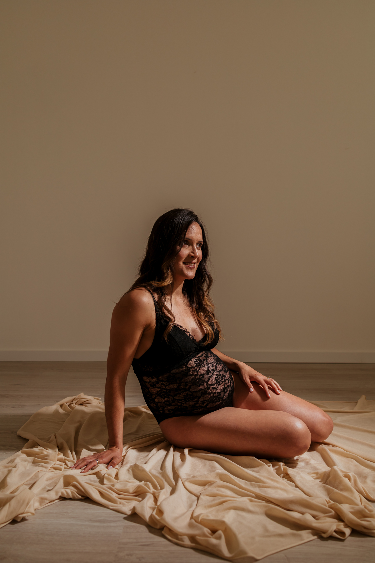 Sessão fotográfica grávida - estúdio