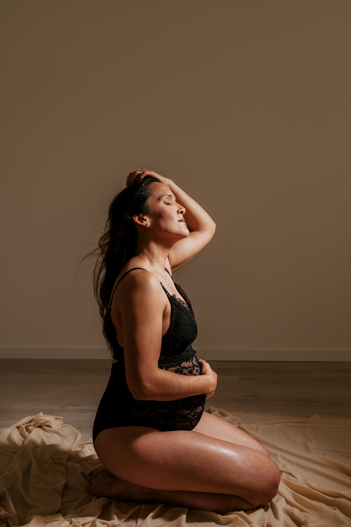 Sessão fotográfica grávida - estúdio