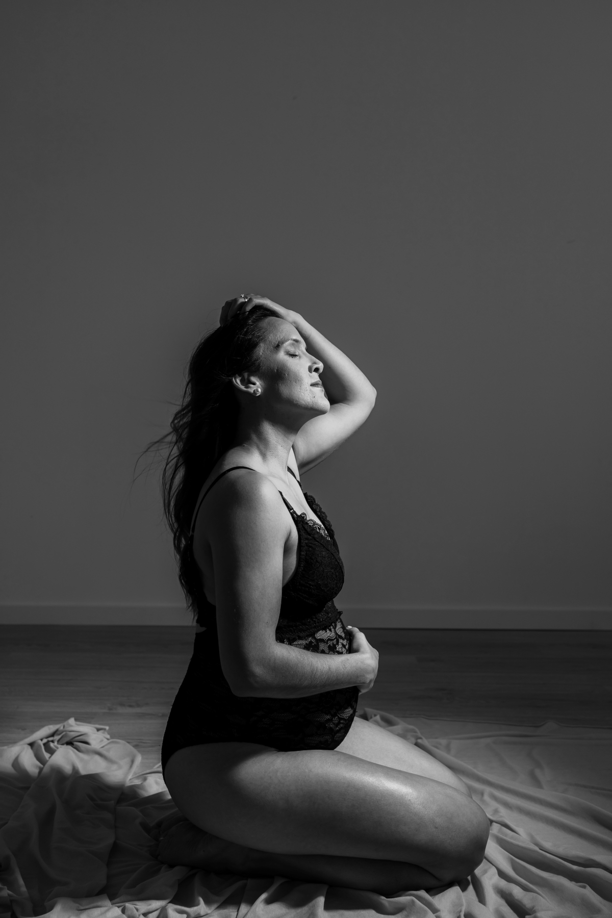 Sessão fotográfica grávida - estúdio