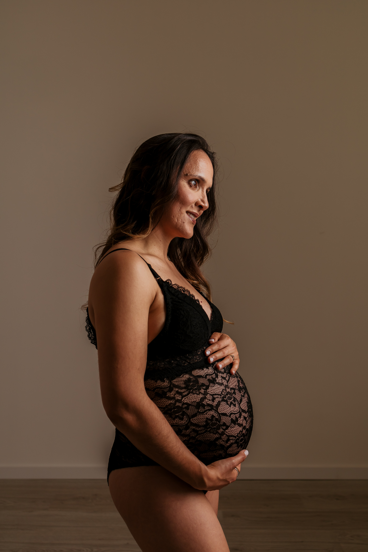 Sessão fotográfica grávida - estúdio