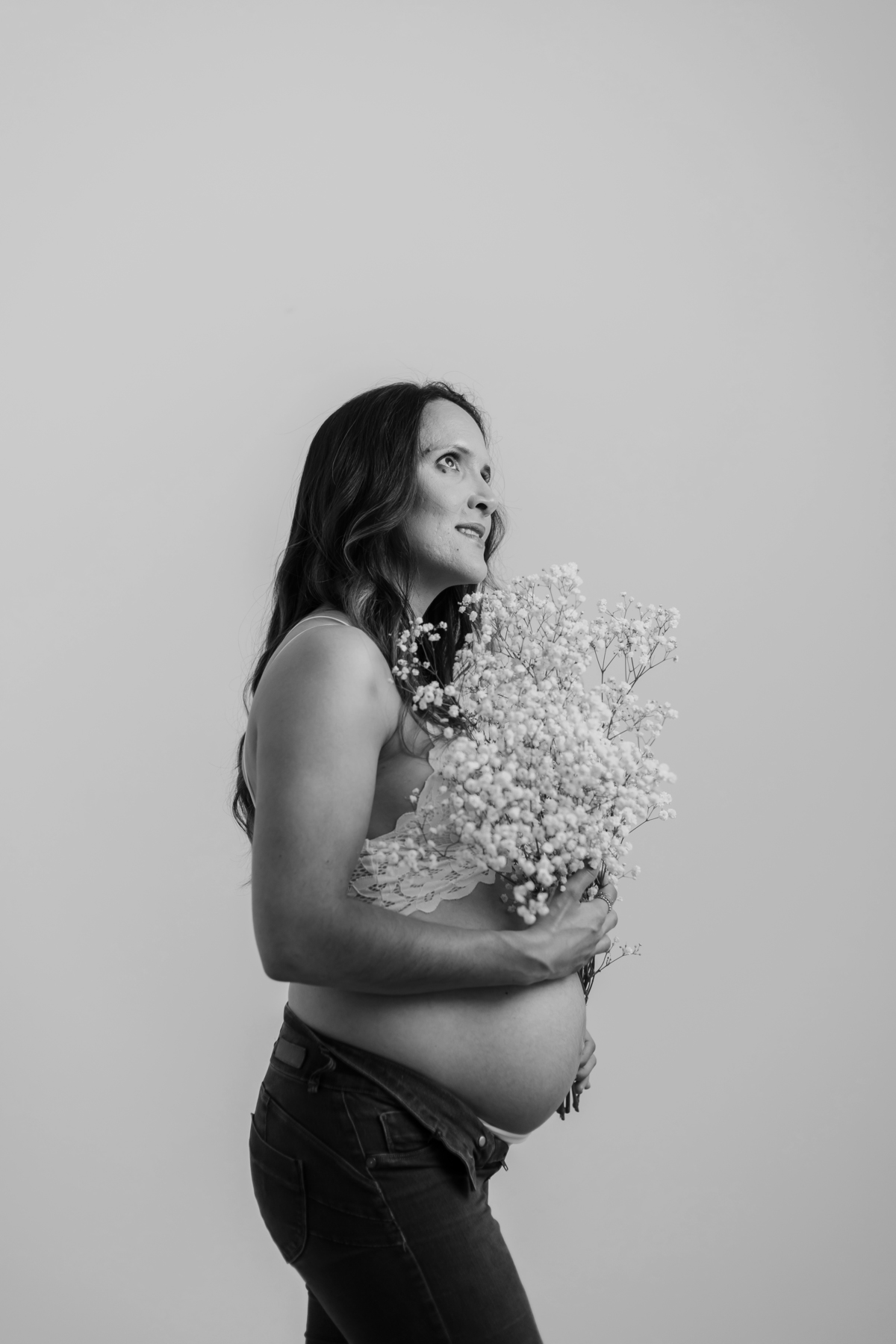 Sessão fotográfica grávida - estúdio