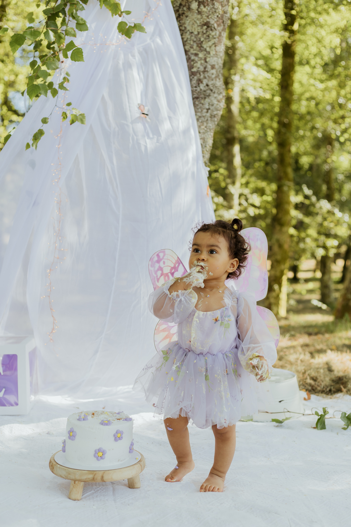 Sessão smash the cake no exterior