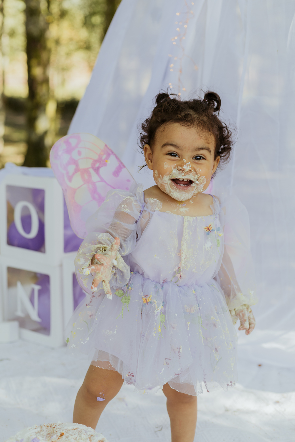 Sessão smash the cake no exterior