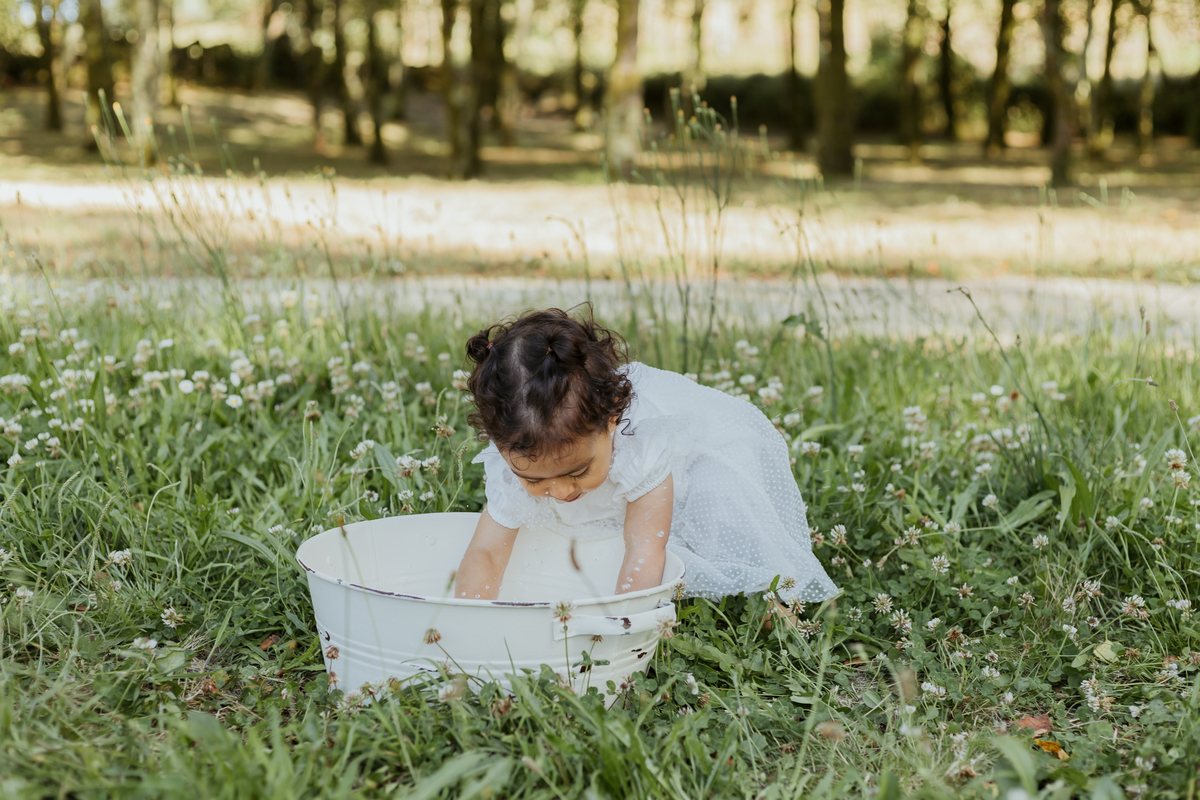 Sessão smash the cake no exterior