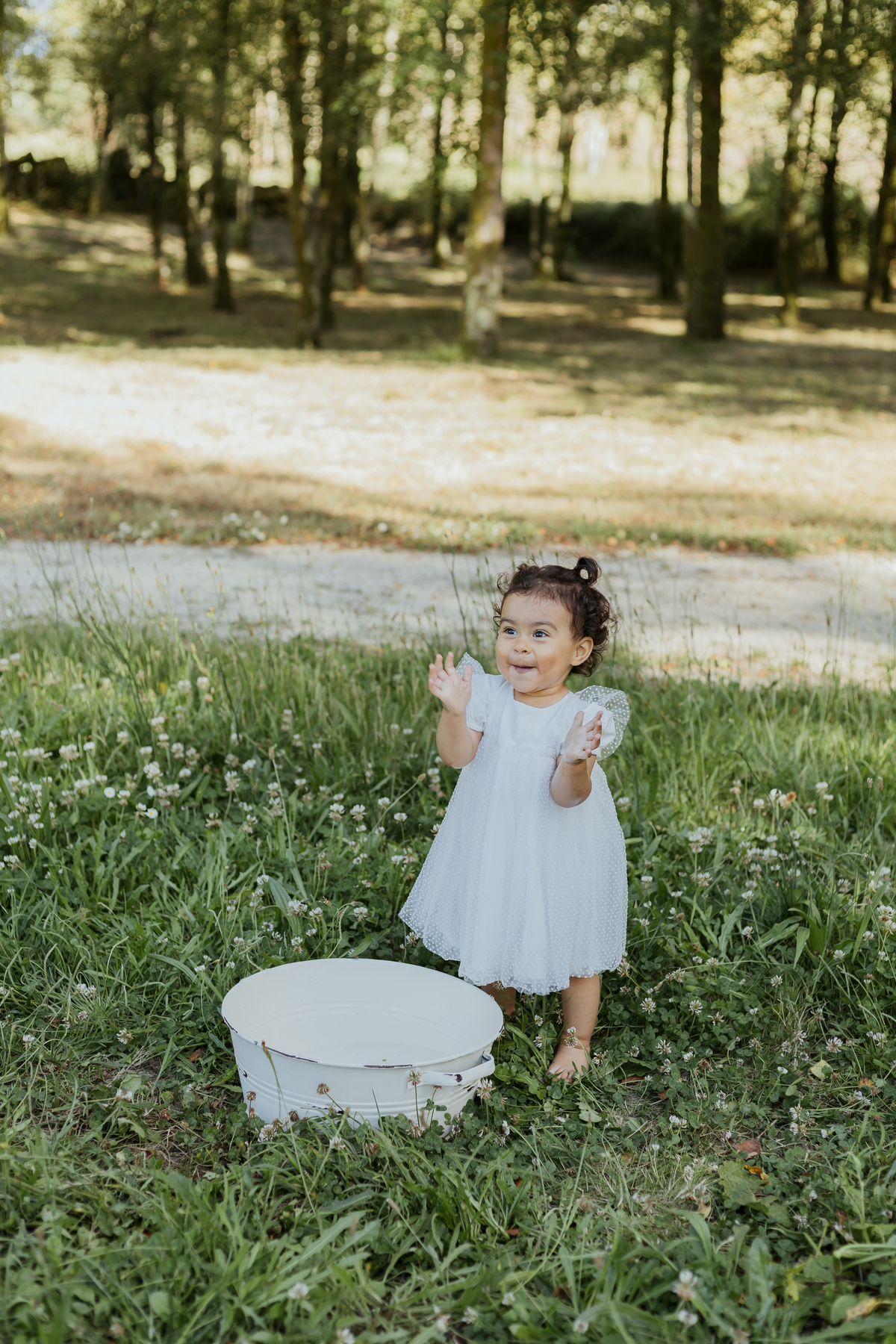 Sessão smash the cake no exterior