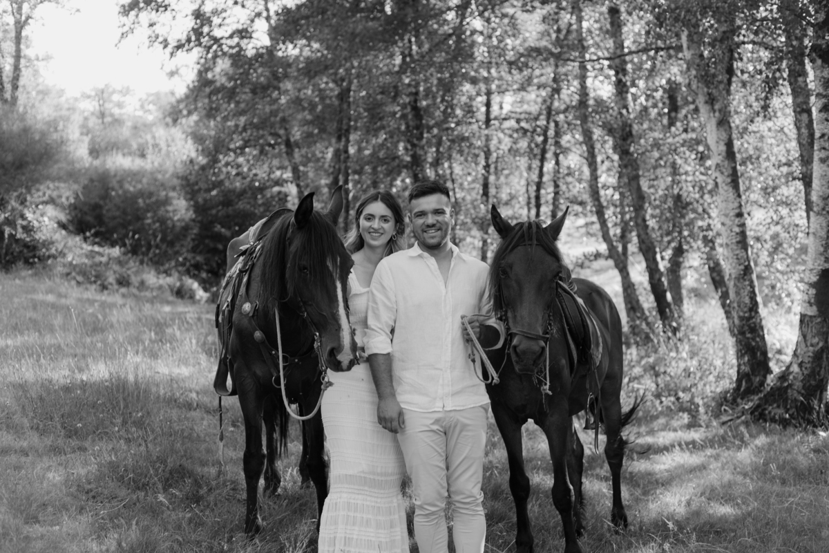 Sessão fotográfica Grávida com cavalos