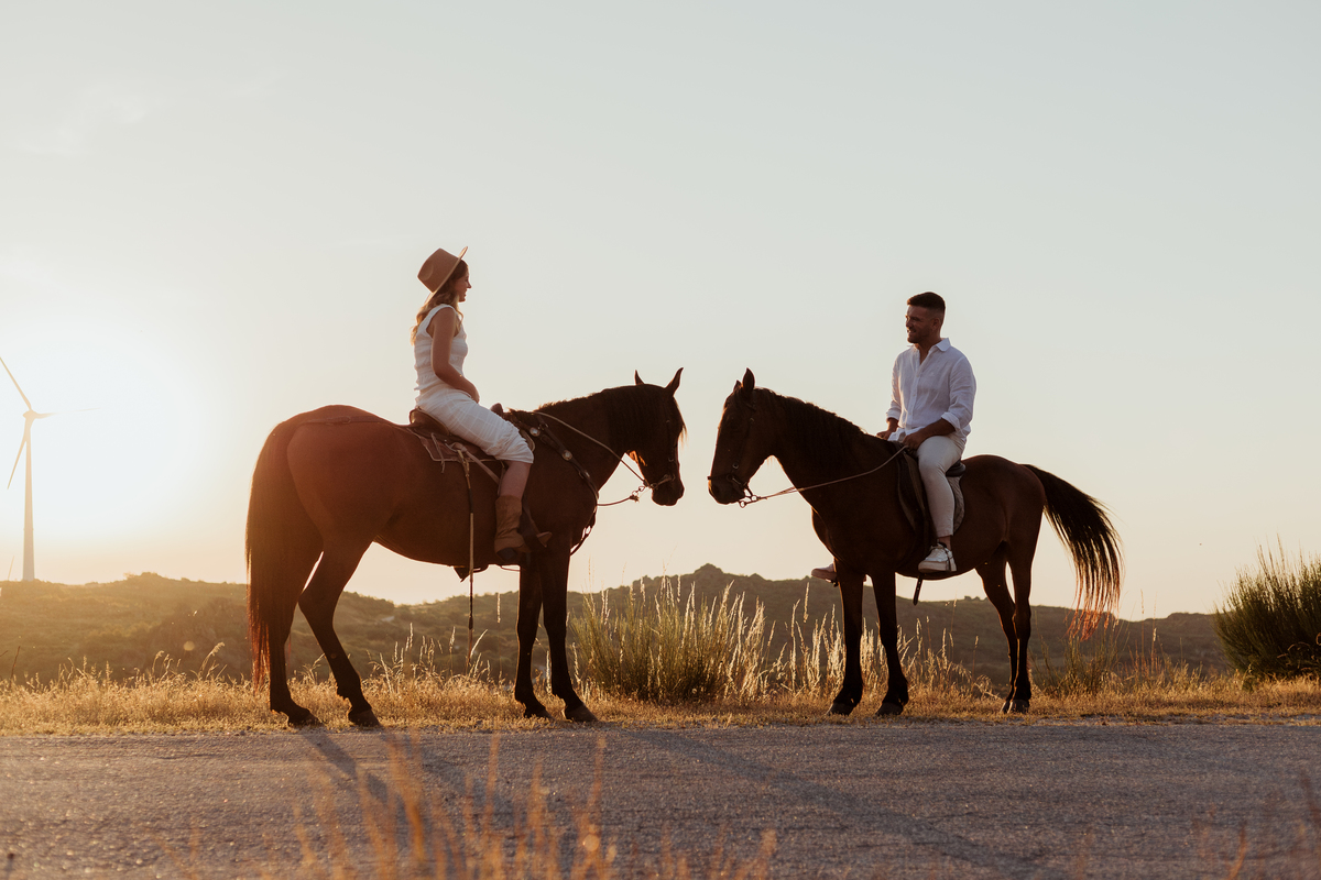Sessão fotográfica Grávida com cavalos