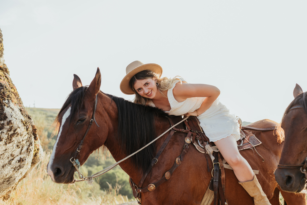 Sessão fotográfica Grávida com cavalos