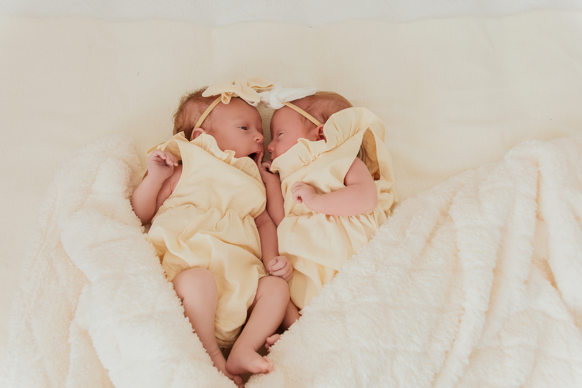 Sessão fotográfica Gémeas