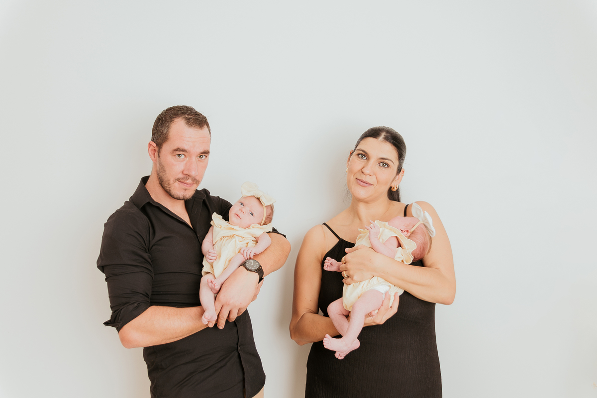 Sessão fotográfica Gémeas