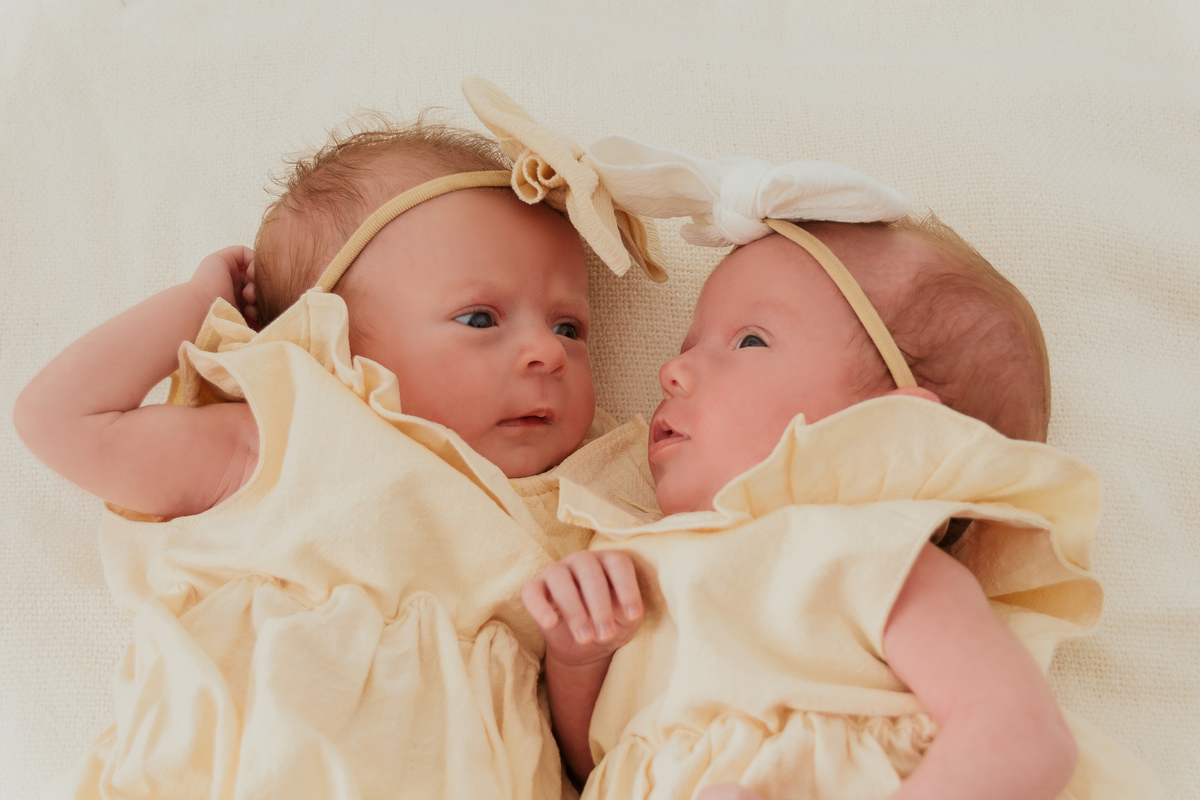 Sessão fotográfica Gémeas