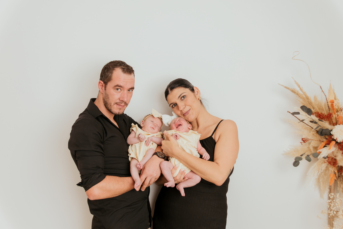 Sessão fotográfica Gémeas