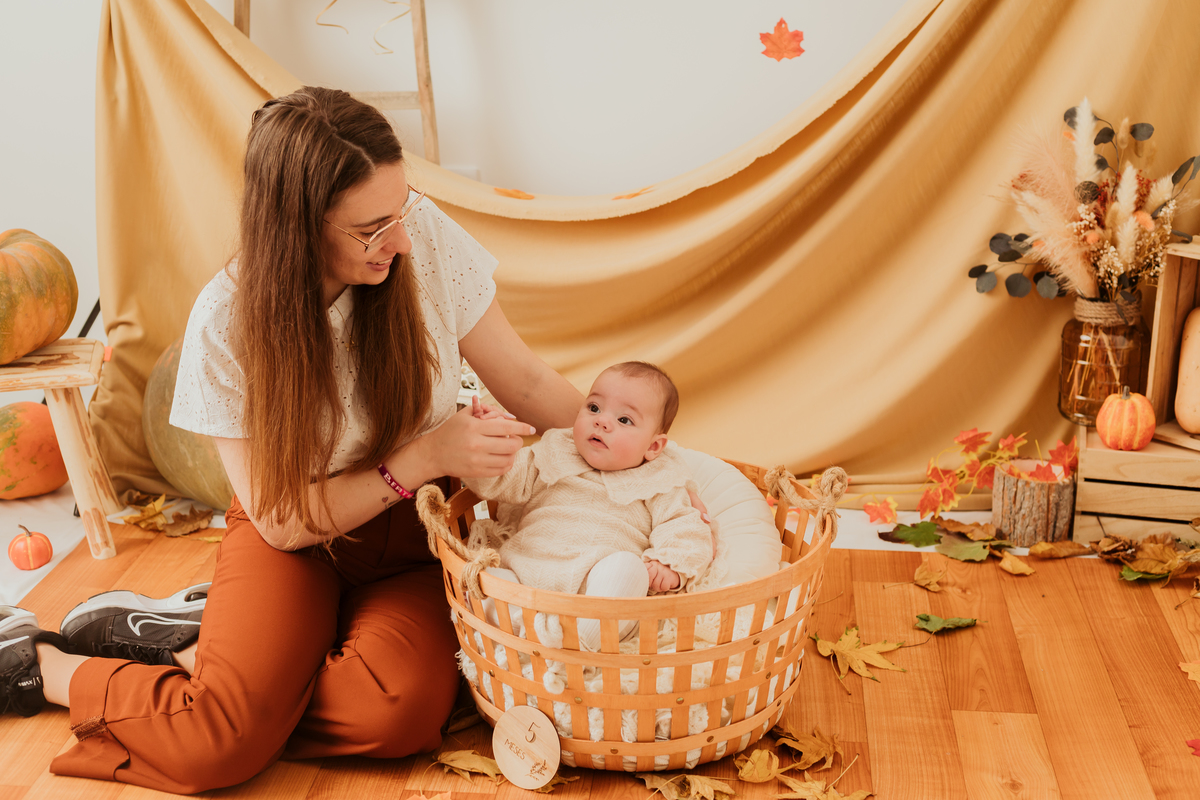 Sessão fotográfica acompanhamento mensal