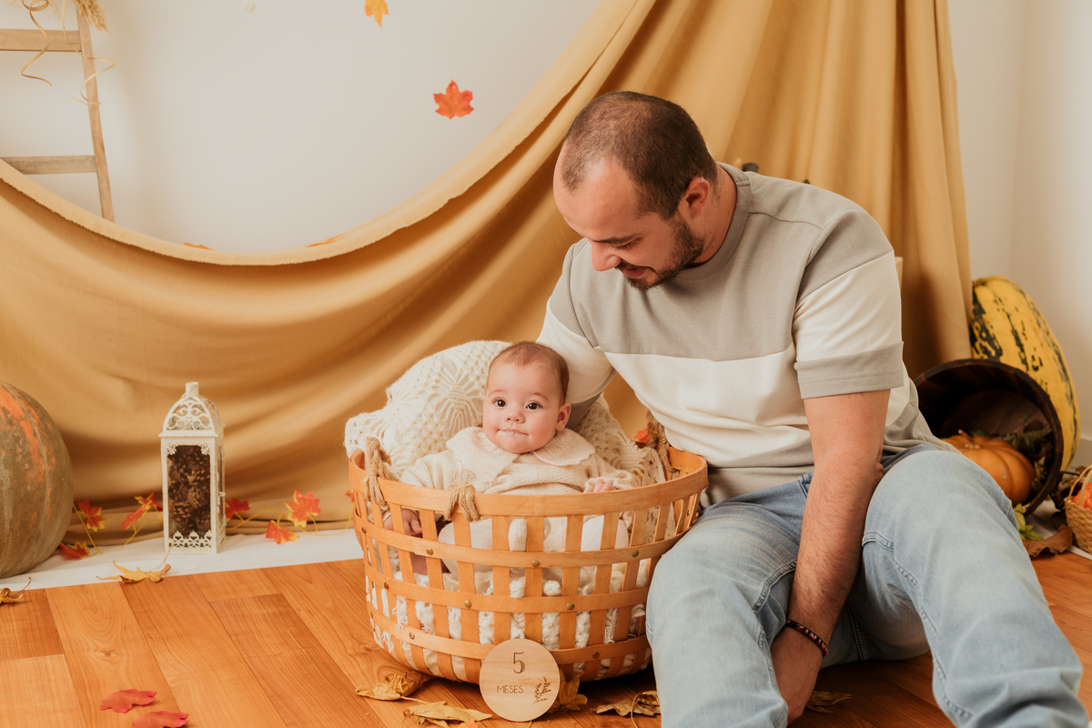 Sessão fotográfica acompanhamento mensal