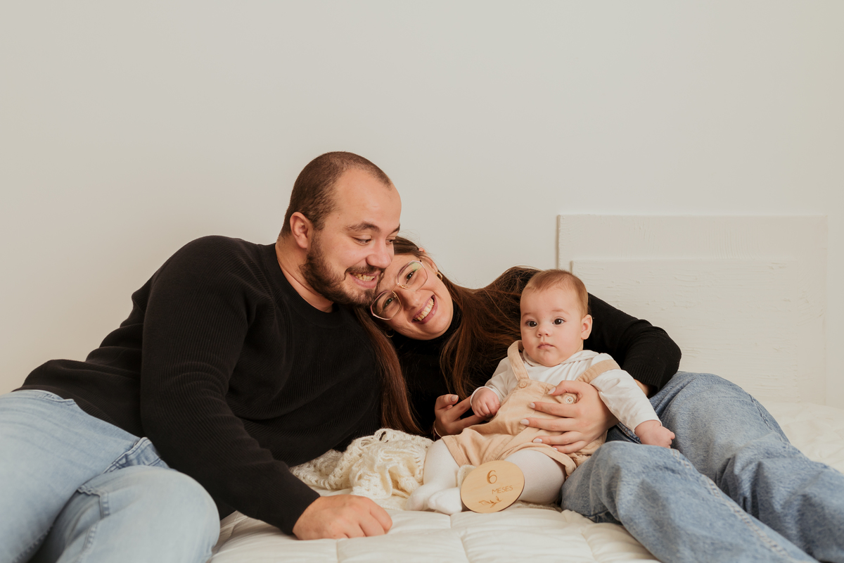 Sessão fotográfica acompanhamento mensal