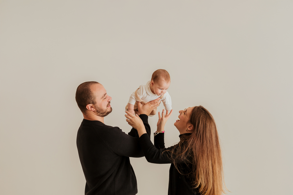 Sessão fotográfica acompanhamento mensal