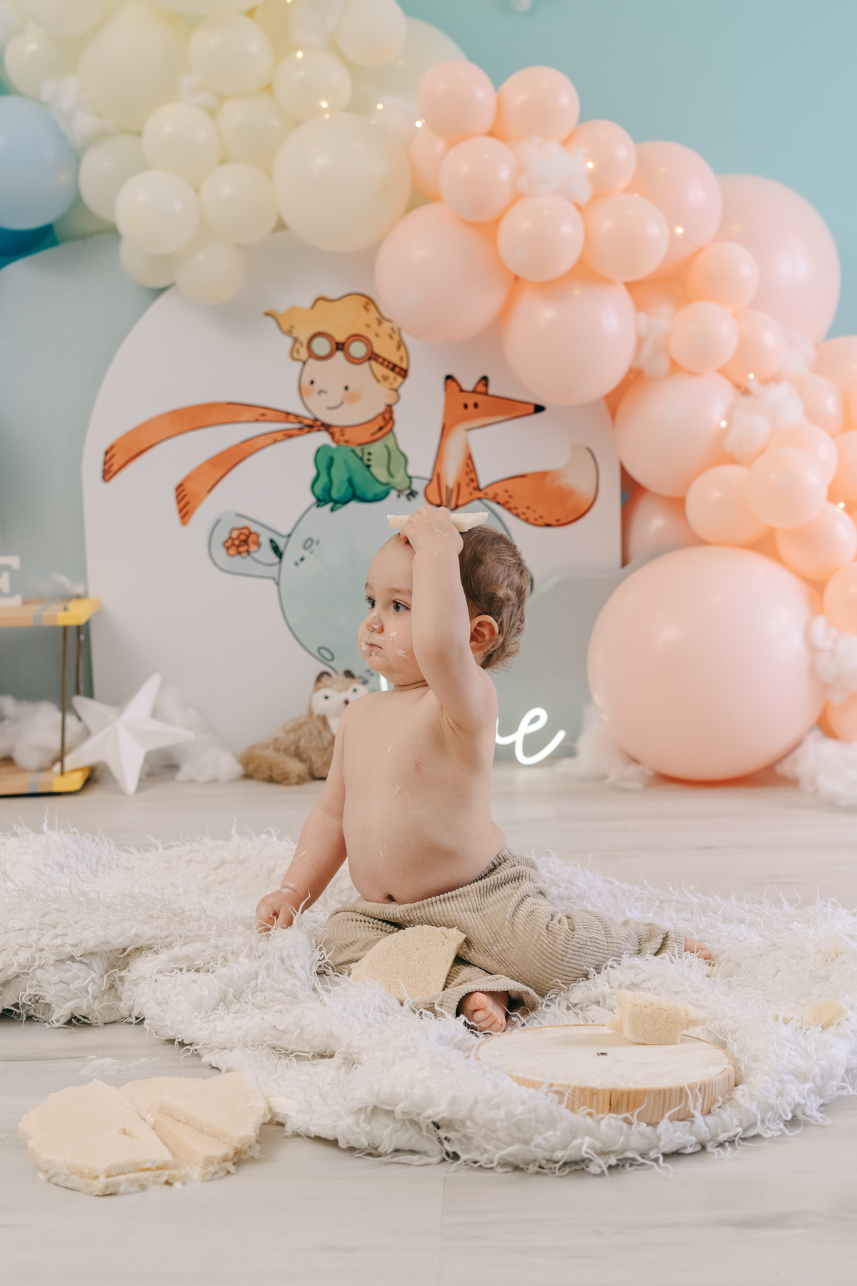 Sessão smash the cake - O principezinho 