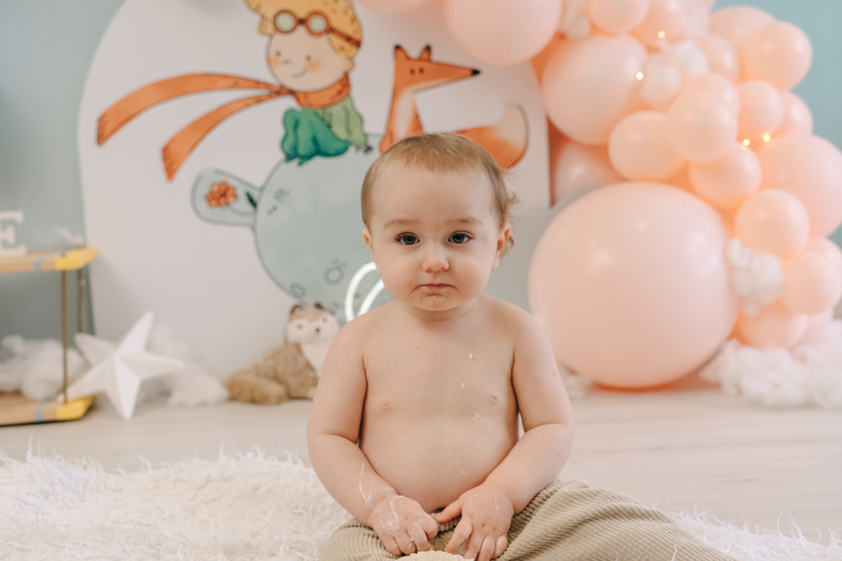 Sessão smash the cake - O principezinho 