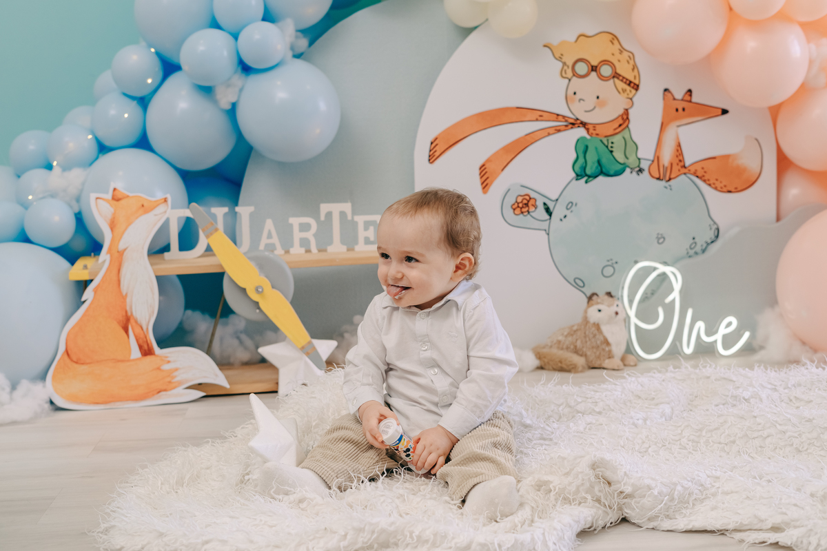 Sessão smash the cake - O principezinho 