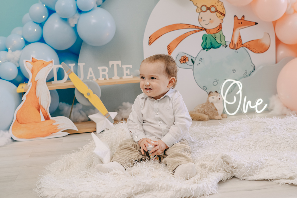 Sessão smash the cake - O principezinho 